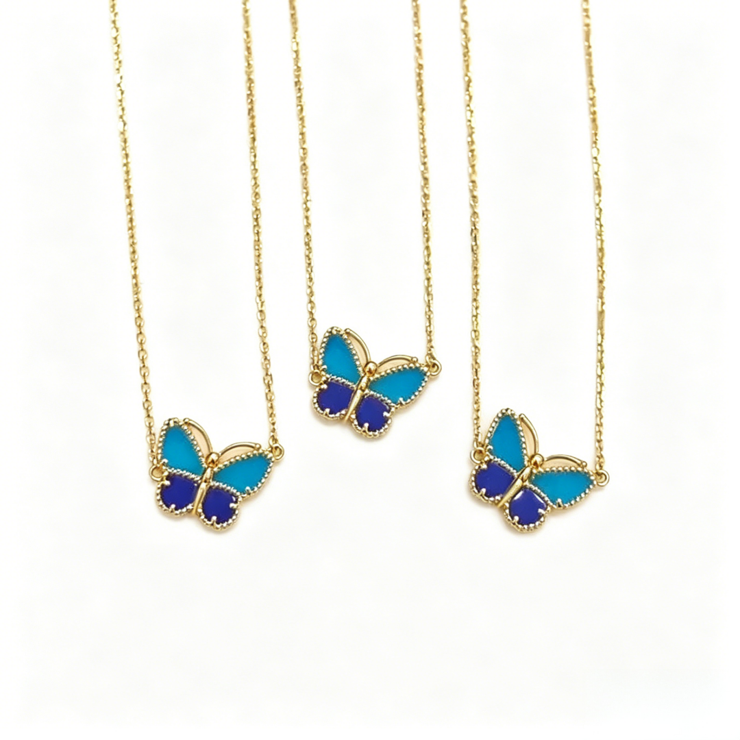 [Dawnora Jewelry] 2026 NEW LUCKY BUTTERFLY 1 MOTIFS NECKLACE