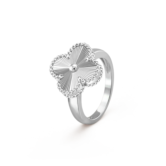 [Dawnora Jewelry]CLOVER SILVER RING