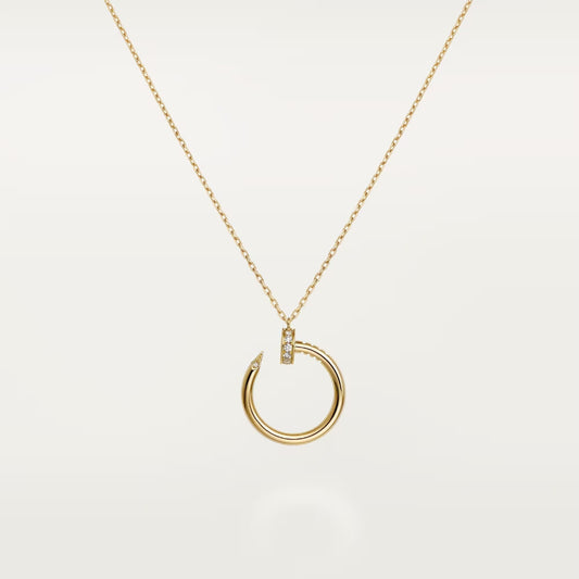 [Dawnora Jewelry]JUSTE NECKLACE HALF DIAMOND