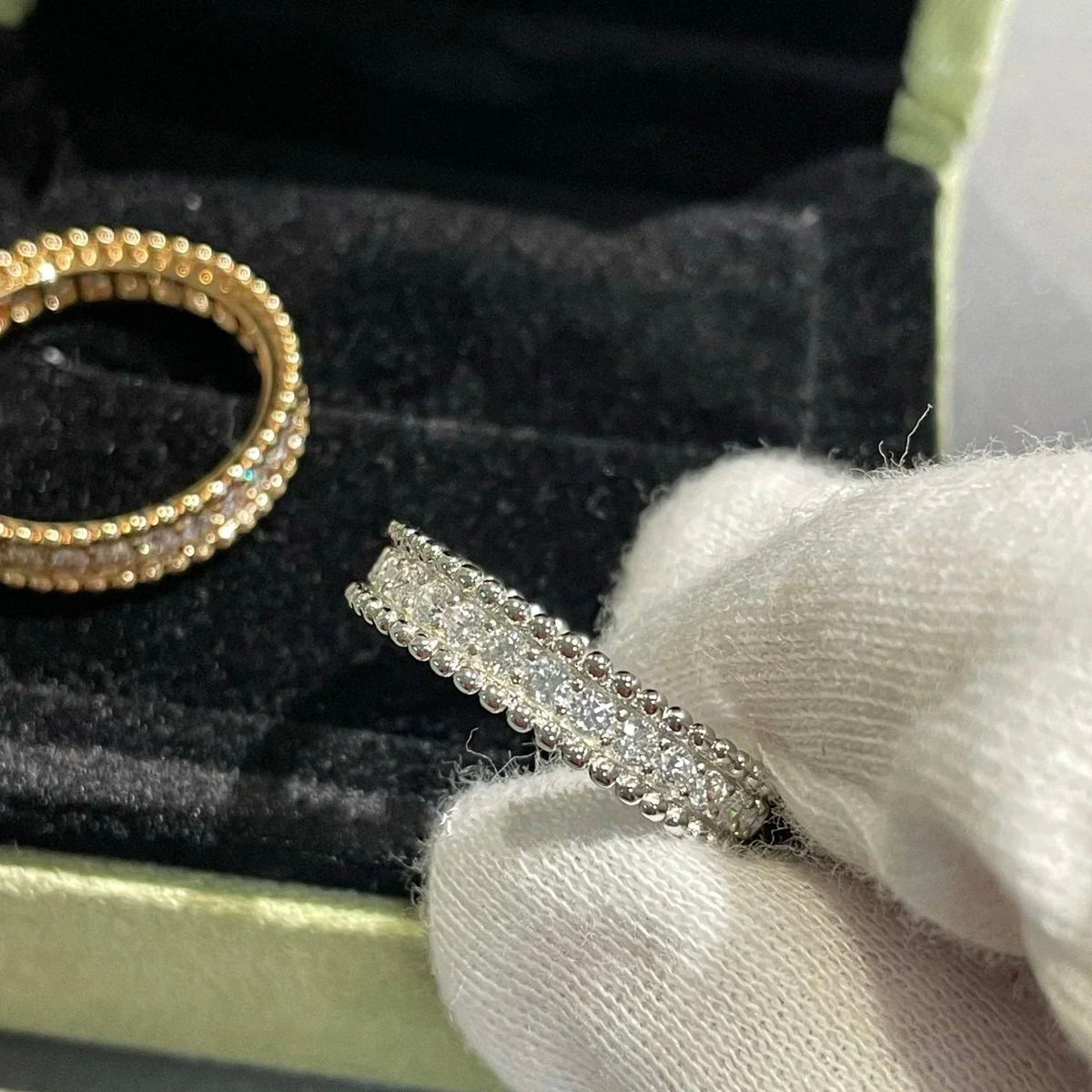 [Dawnora Jewelry]PERLEE DIAMOND SILVER RING
