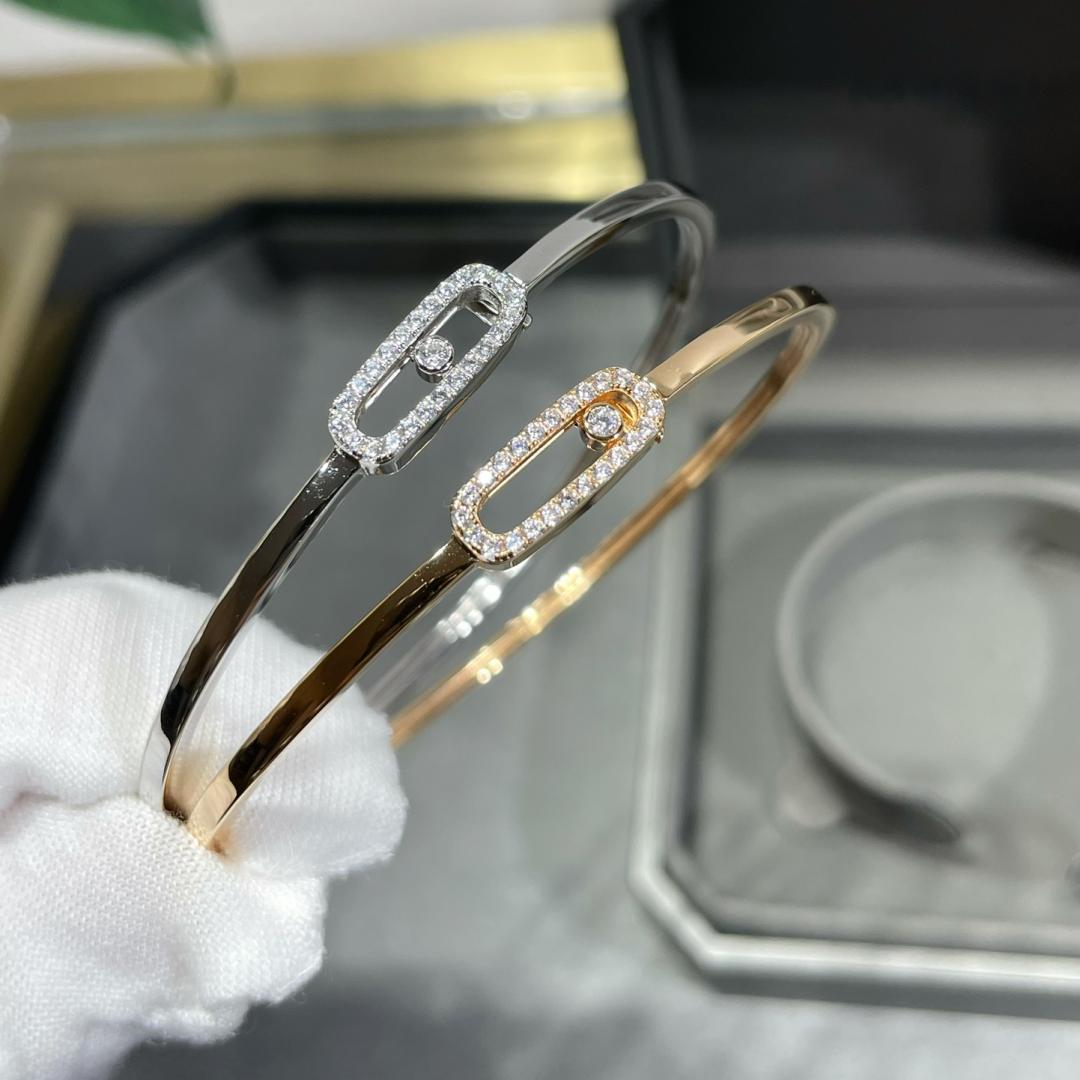 [Dawnora Jewelry]Move Uno pavé flex bangle medium
