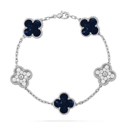[Dawnora Jewelry]CLOVER 5 MOTIF PIETERSITE BRACELET COLLECTION