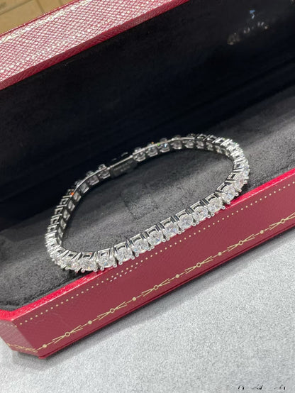 [Dawnora Jewelry]TENNIS BRACELET WITH FULL DIAMOND SETTING