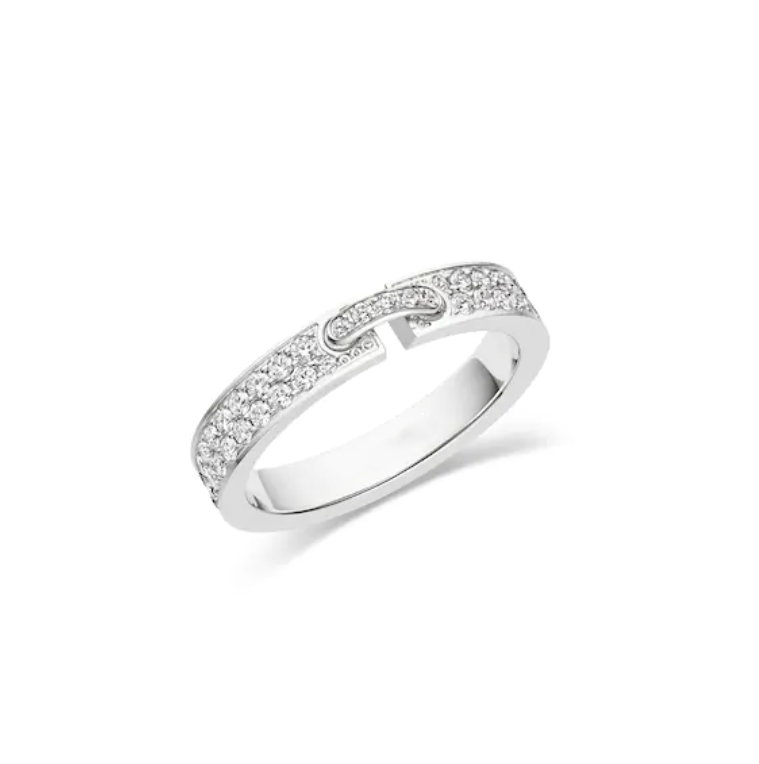 [Dawnora Jewelry]ALLIANCE LIENS VIDENCE PAVED DIAMOND 4MM RING