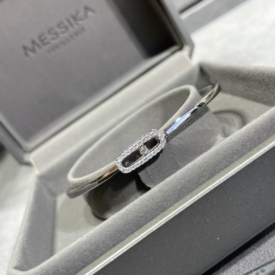 [Dawnora Jewelry]Move Uno pavé flex bangle medium