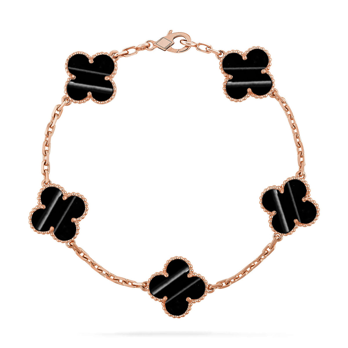 [Dawnora Jewelry] CLOVER 5 MOTIF PULSAR STONE BRACELET COLLECTION