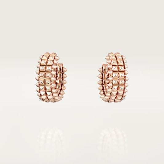 [Dawnora Jewelry]CLASH 9.2MM DOUBLE ROW EARRINGS