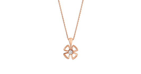 [Dawnora Jewelry]FIOREVER NECKLACE DIAMOND CENTER
