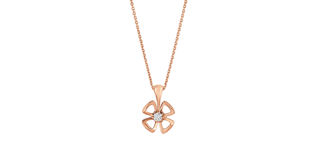 [Dawnora Jewelry]FIOREVER NECKLACE DIAMOND CENTER