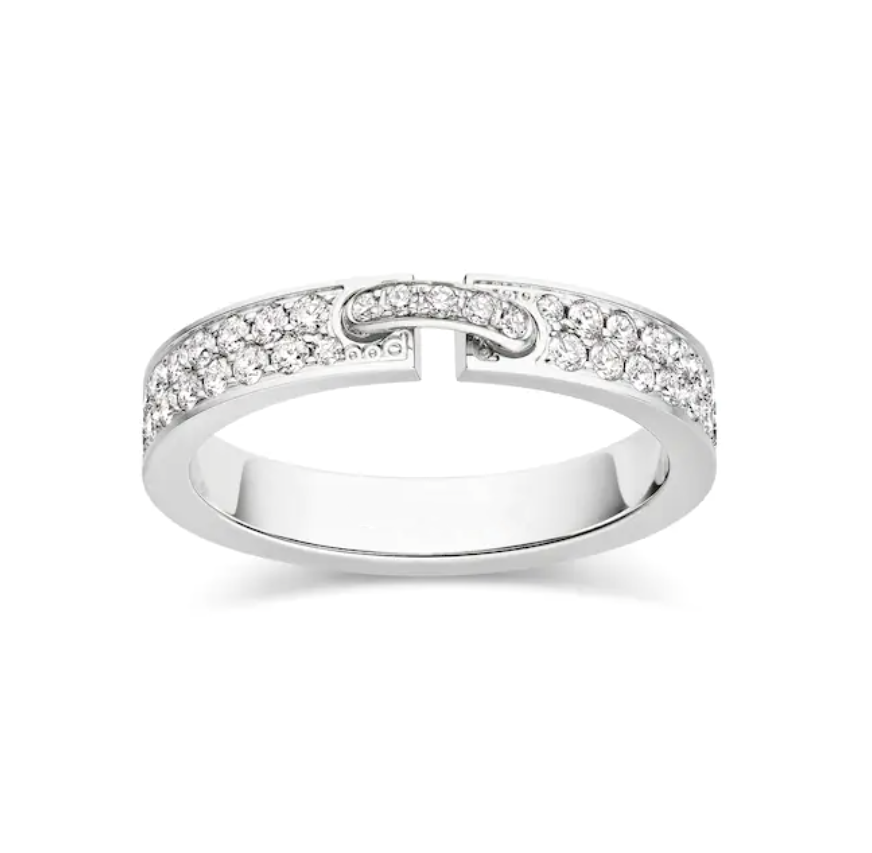 [Dawnora Jewelry]ALLIANCE LIENS VIDENCE PAVED DIAMOND 4MM RING