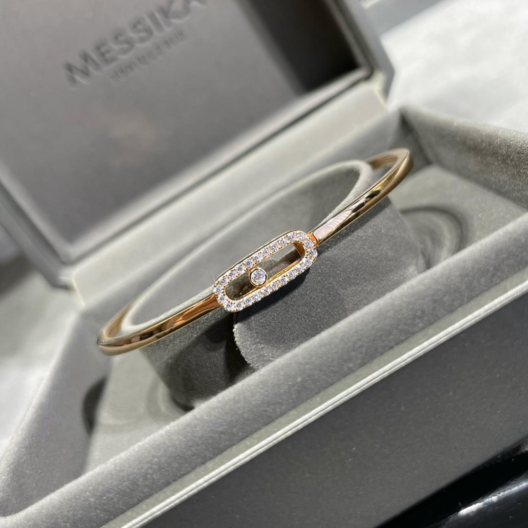 [Dawnora Jewelry]Move Uno pavé flex bangle medium