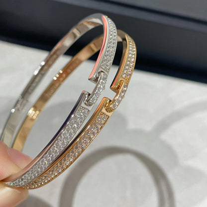 [Dawnora Jewelry]LIENS VIDENCE DIAMOND PAVED BRACELET
