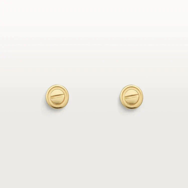 [Dawnora Jewelry]LOVE EARRINGS GOLD 10MM