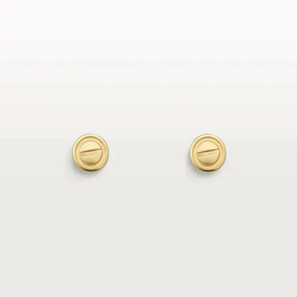 [Dawnora Jewelry]LOVE EARRINGS GOLD 10MM