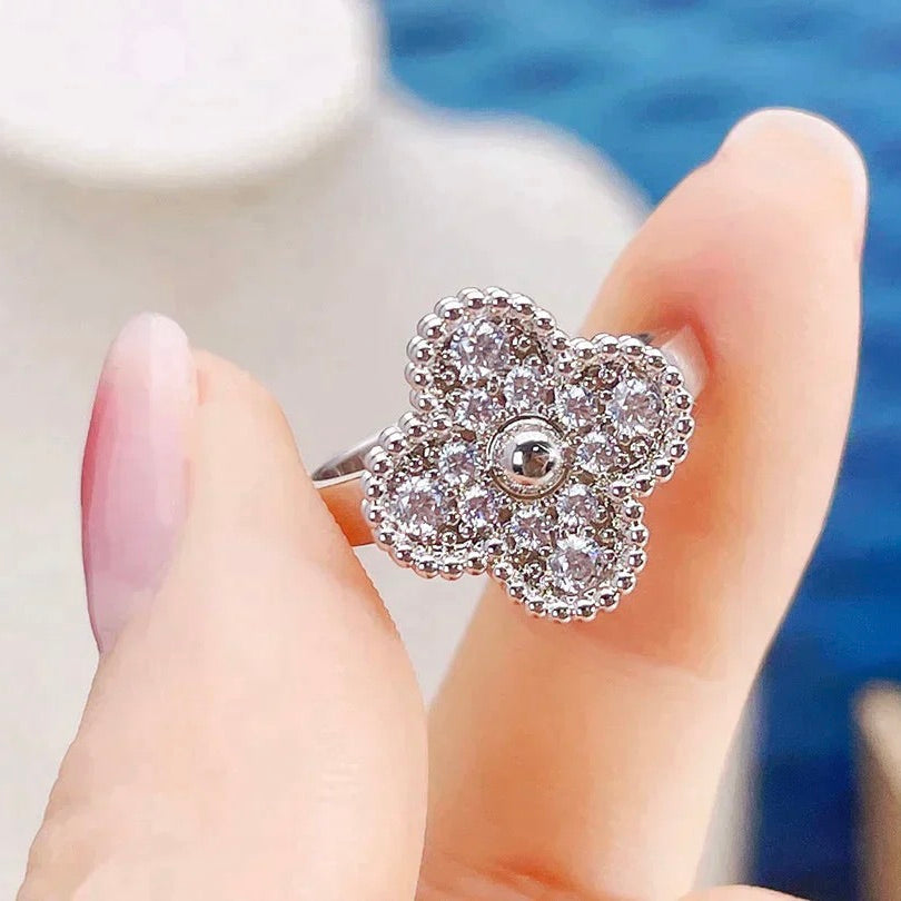 [Dawnora Jewelry]CLOVER DIAMOND RING
