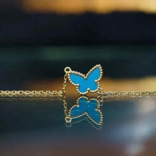 [Dawnora Jewelry]BUTTERFLY TURQUOISE BUTTERFLY BRACELET