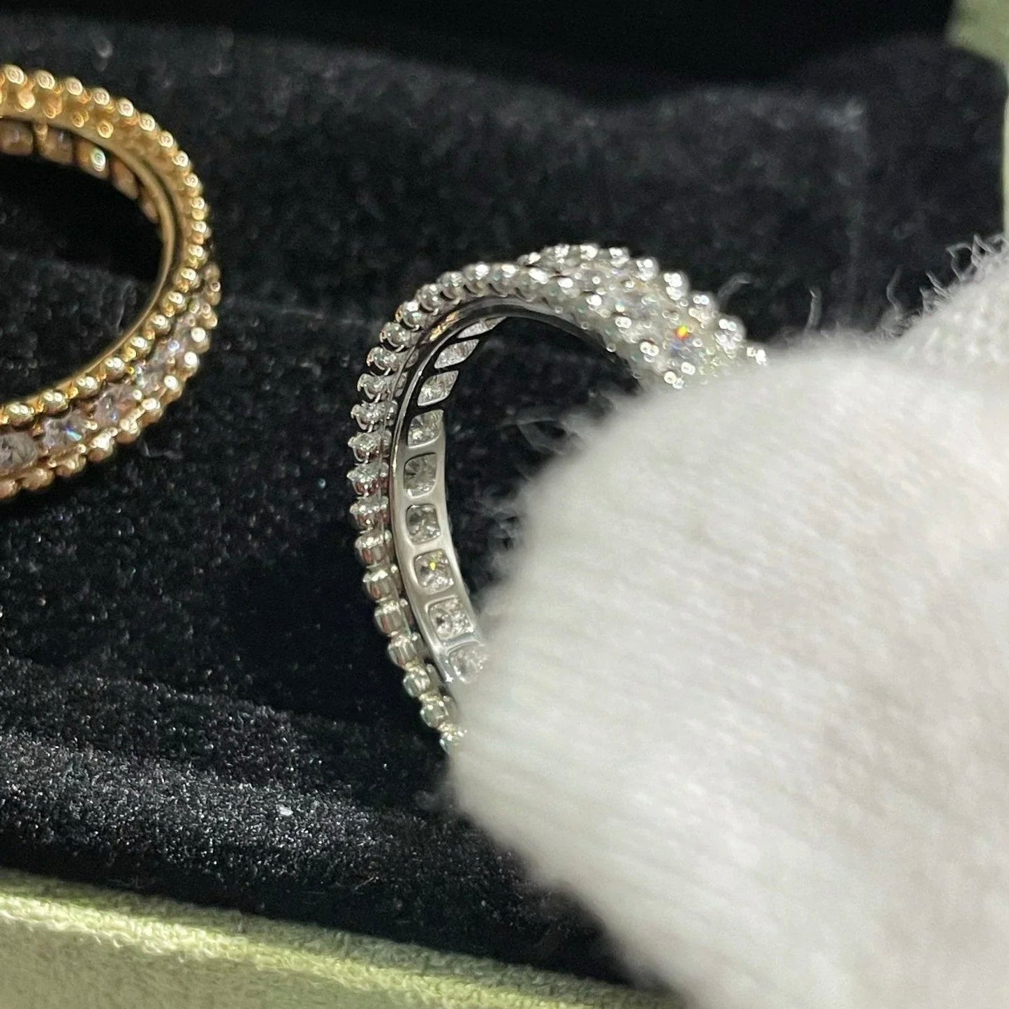 [Dawnora Jewelry]PERLEE DIAMOND ROSE GOLD RING