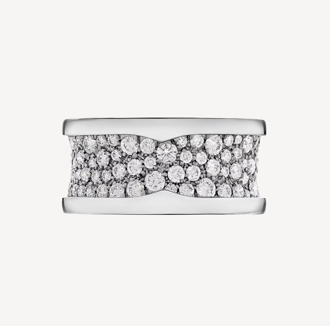 [Dawnora Jewelry]ZERO 1 WITH PAVED DIAMONDS ON THE SPIRAL RING