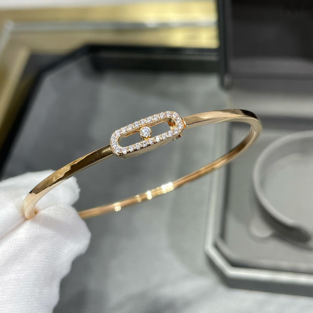 [Dawnora Jewelry]Move Uno pavé flex bangle medium