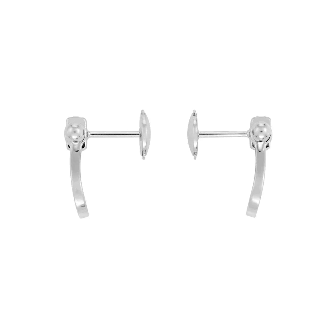 [Dawnora Jewelry]FORCE 10 FULL DIAMOND STUD EARRINGS MINI MODEL