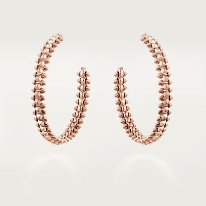 [Dawnora Jewelry]CLASH HOOP LARGE EARRINGS
