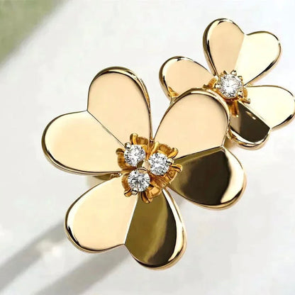 [Dawnora Jewelry]CLOVER COMOS GOLD DIAMOND RING