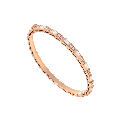 [Dawnora Jewelry]SERPENTI BRACELET PINK GOLD MOP DIAMOND