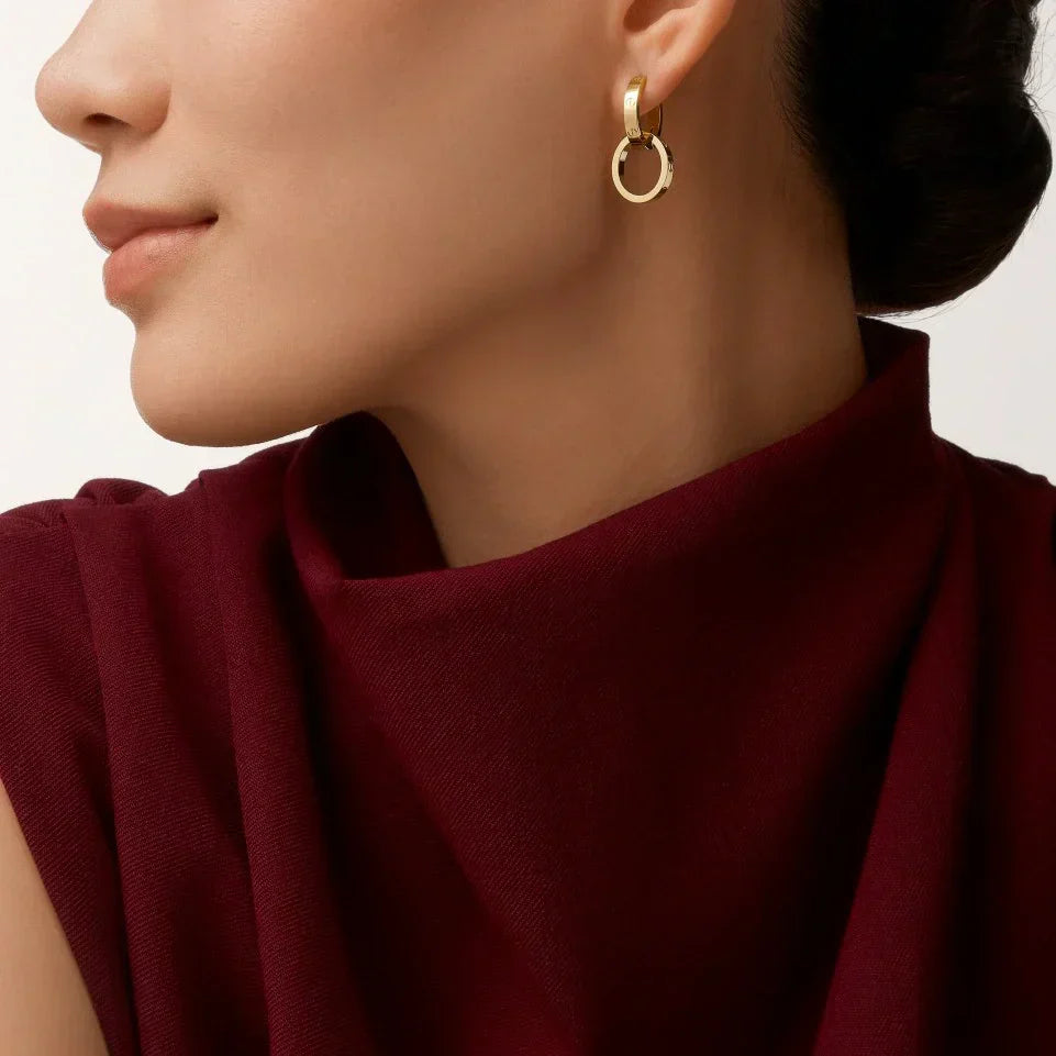 [Dawnora Jewelry]LOVE 3.3MM DANGLE EARRINGS