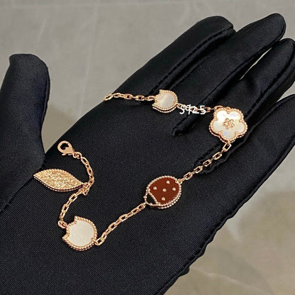 [Dawnora Jewelry]LUCKY SPRING 5 MOTIF BRACELET