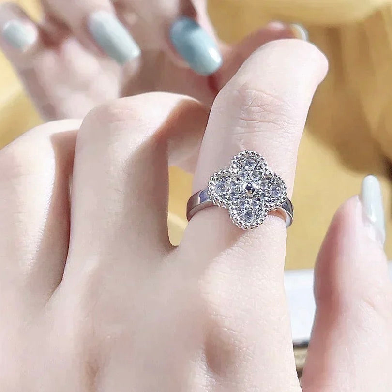 [Dawnora Jewelry]CLOVER DIAMOND RING