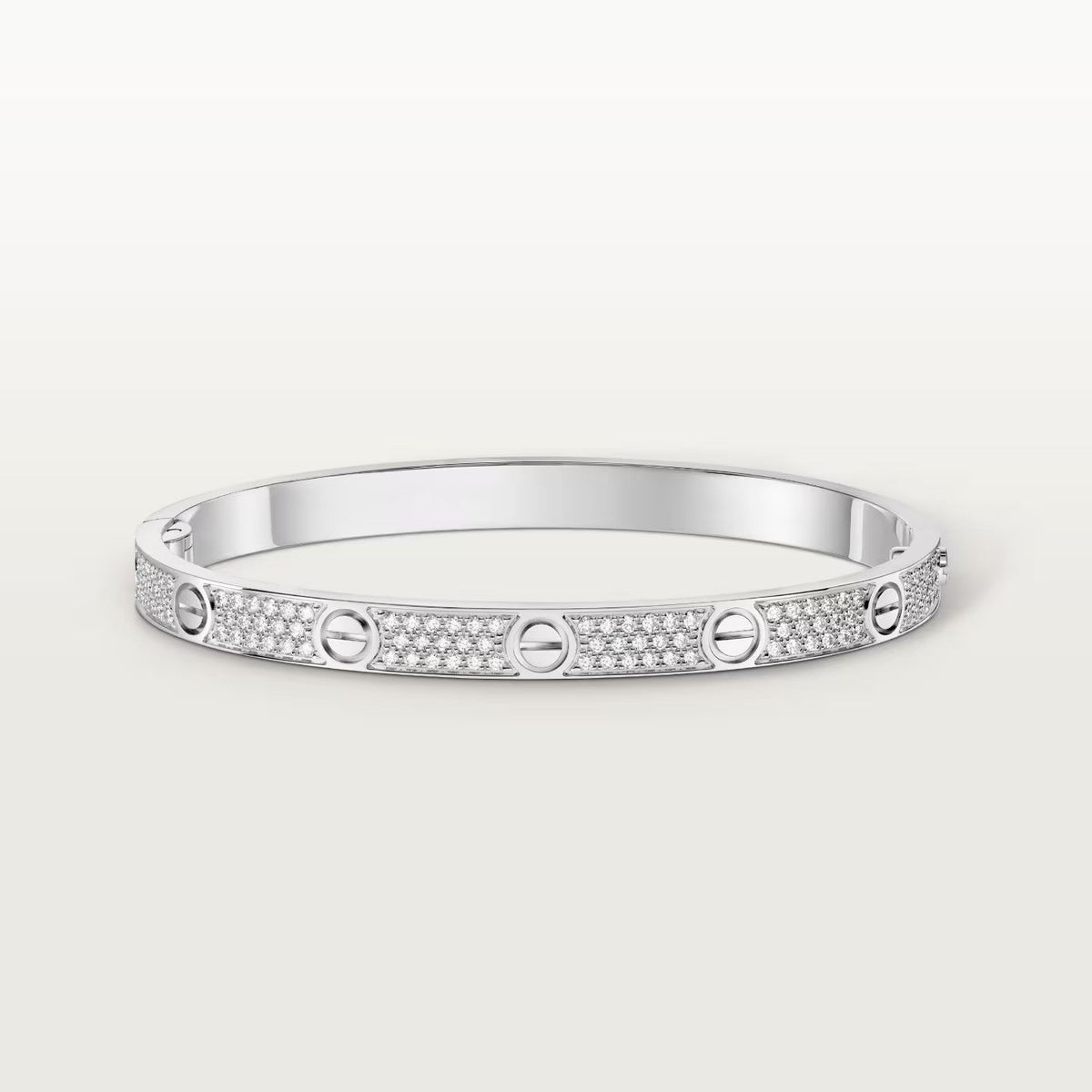 [Dawnora Jewelry]LOVE BRACELET 4.8MM DIAMOND-PAVED