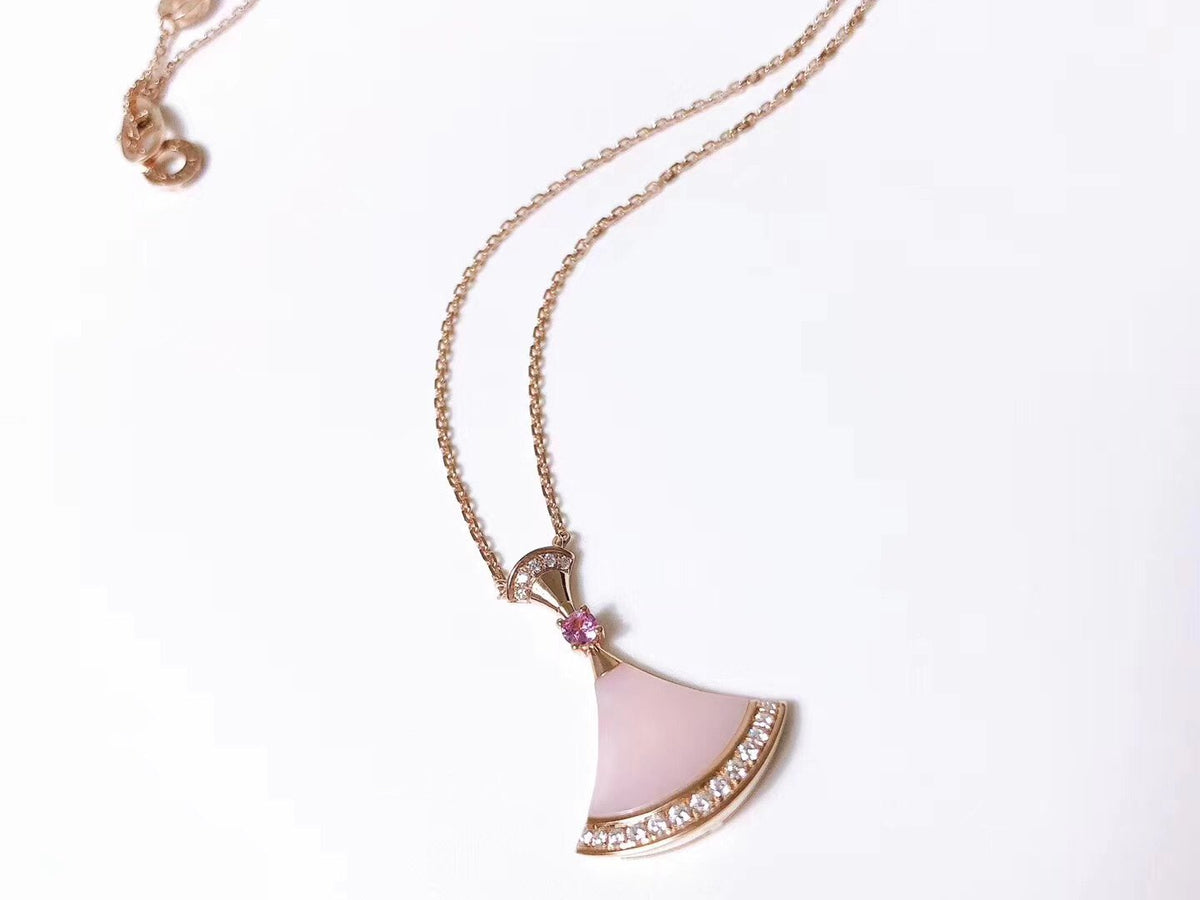 [Dawnora Jewelry]DREAM NECKLACE PINK MOP DIAMOND