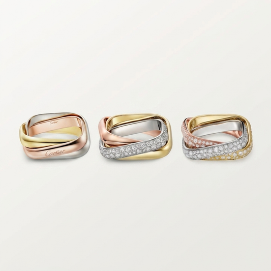 [Dawnora Jewelry]TRINITY 3.5MM CUSHION RING COLLECTION