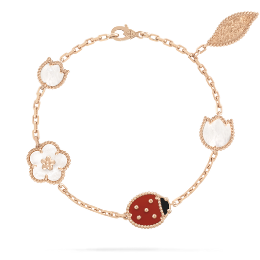 [Dawnora Jewelry]LUCKY SPRING 5 MOTIF BRACELET