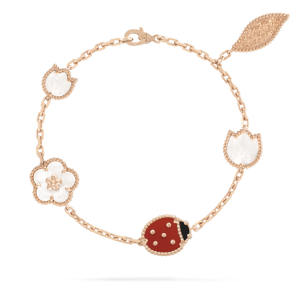 [Dawnora Jewelry]LUCKY SPRING 5 MOTIF BRACELET