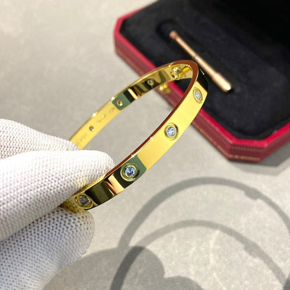 [Dawnora Jewelry]LOVE BRACELET 6.1MM 10 DIAMONDS