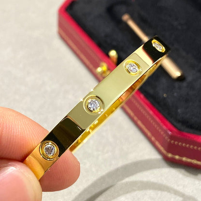 [Dawnora Jewelry]LOVE BRACELET 6.1MM 10 DIAMONDS