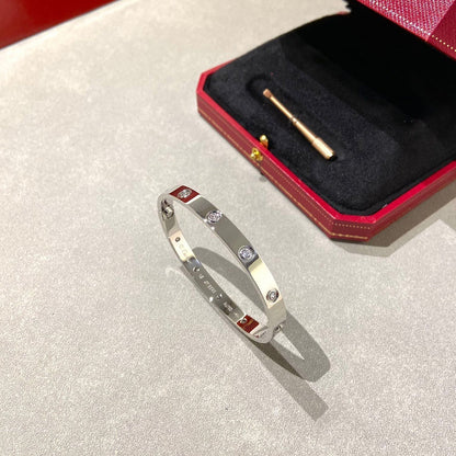 [Dawnora Jewelry]LOVE BRACELET 6.1MM 10 DIAMONDS