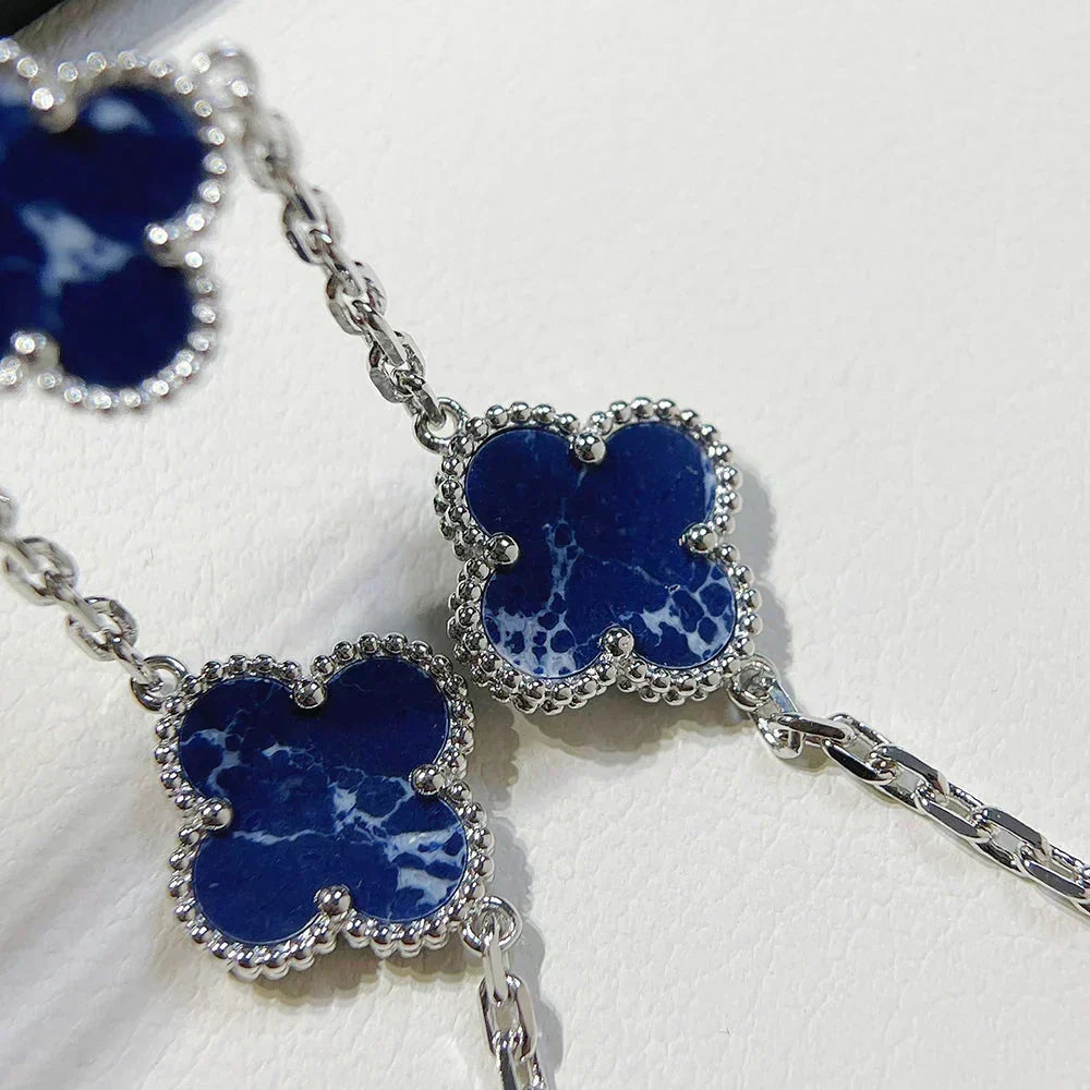 [Dawnora Jewelry]CLOVER 5 MOTIF PIETERSITE BRACELET COLLECTION
