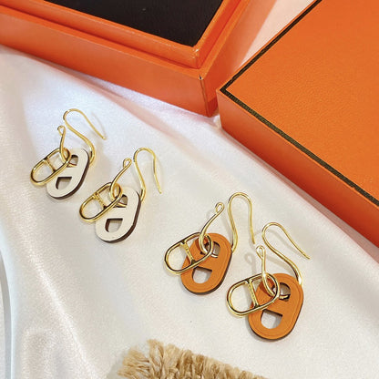 [Dawnora Jewelry]HM O'MAILLON GOLD EARRINGS