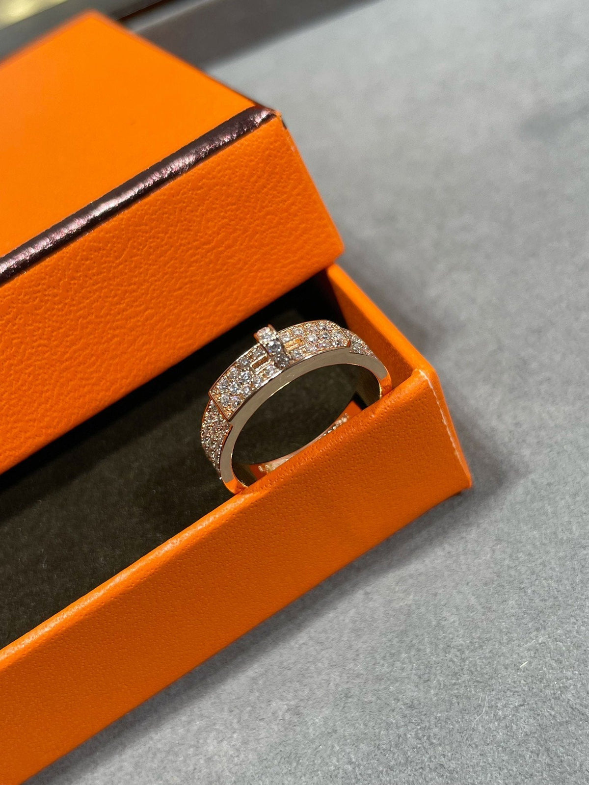 [Dawnora Jewelry]KELLY PINK GOLD DIAMOND RING