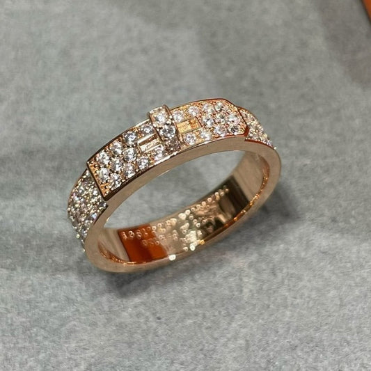 [Dawnora Jewelry]KELLY PINK GOLD DIAMOND RING
