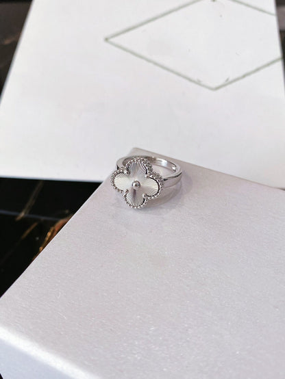 [Dawnora Jewelry]CLOVER SILVER RING