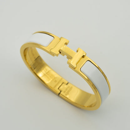 [Dawnora Jewelry]H WHITE BRACELET
