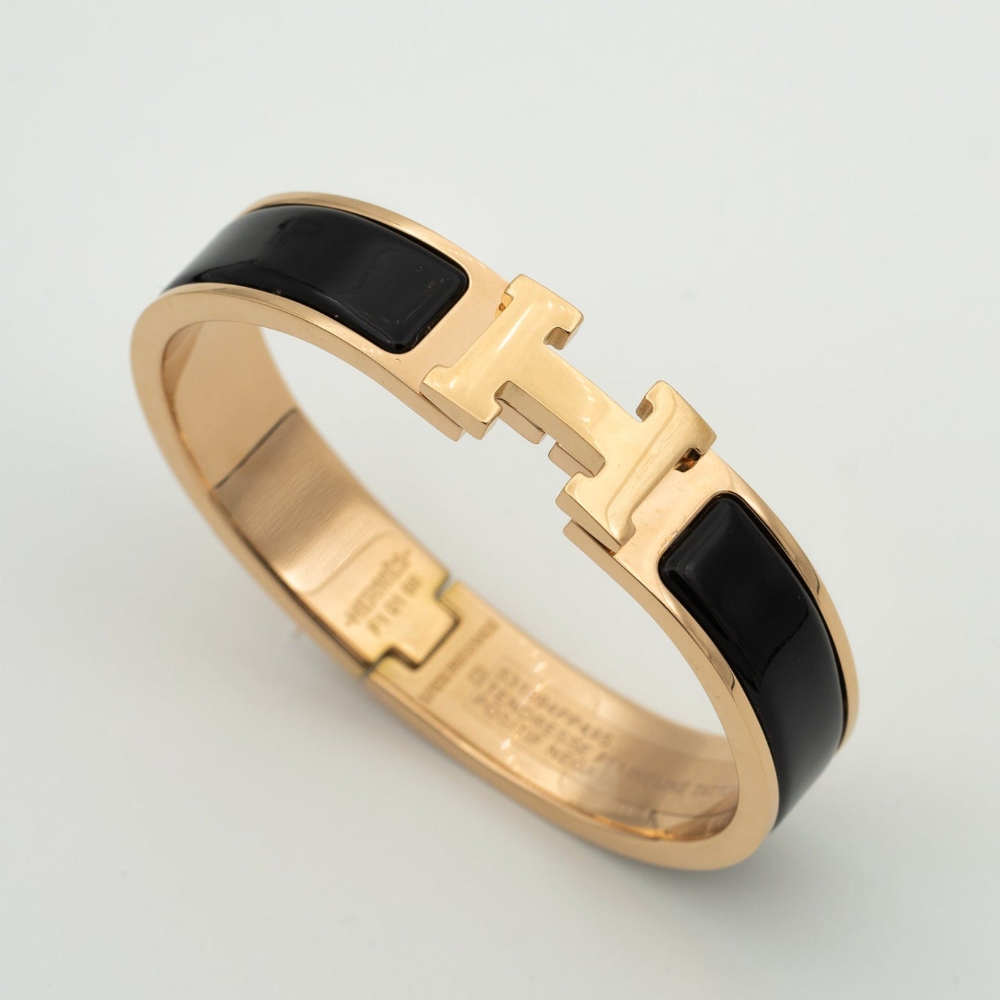 [Dawnora Jewelry]H BLACK BRACELET