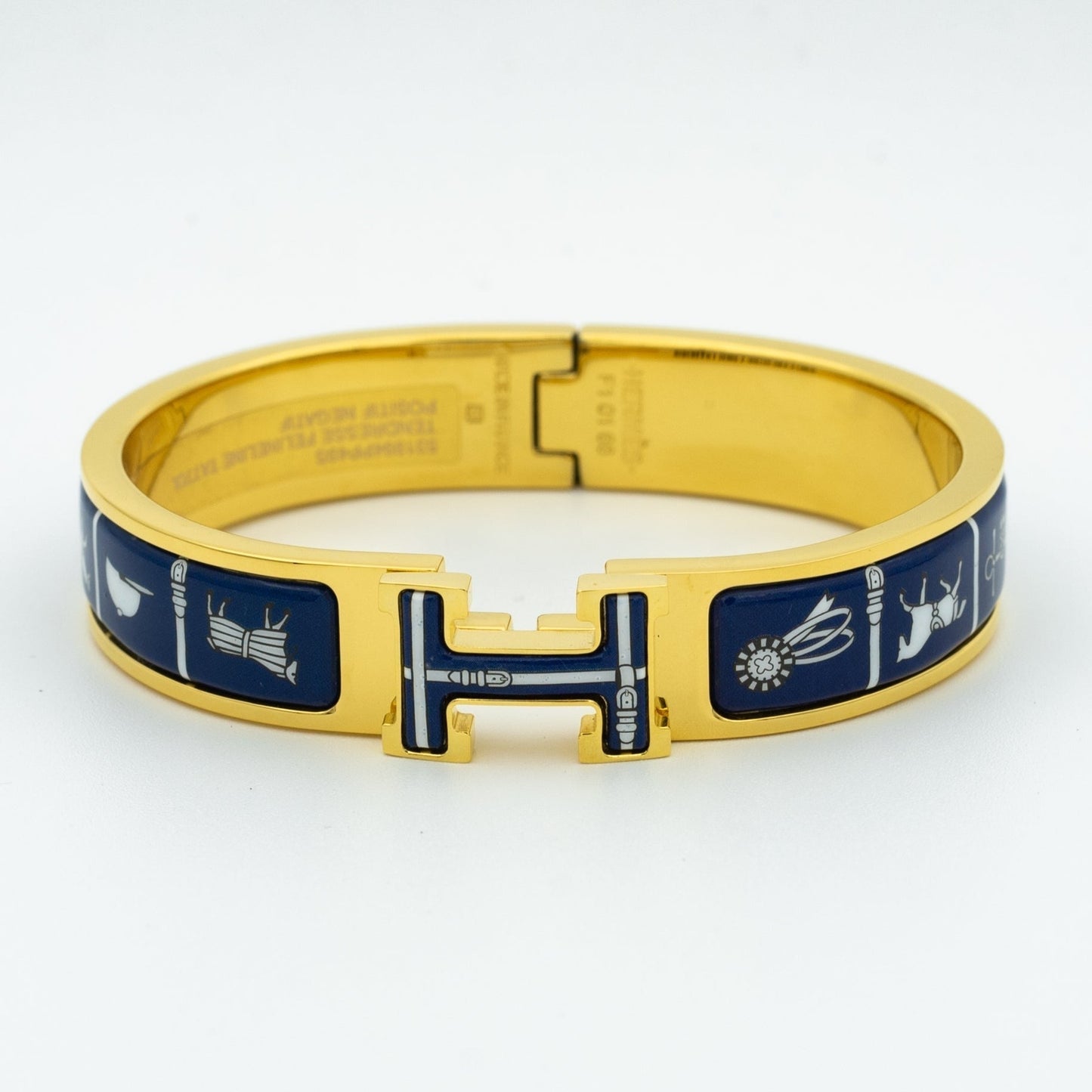 [Dawnora Jewelry]H BRACELET BLUE CERAMIC