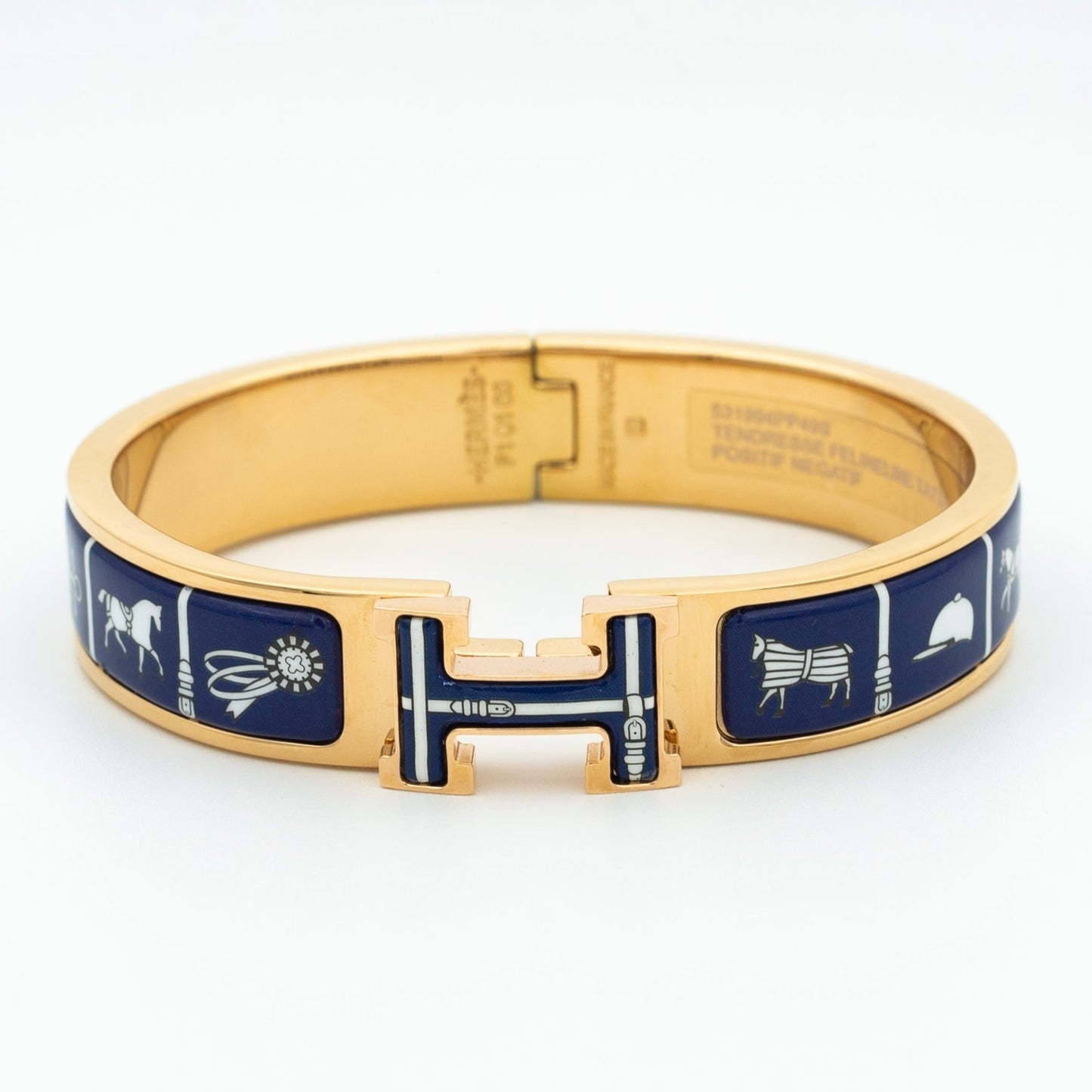 [Dawnora Jewelry]H BRACELET BLUE CERAMIC