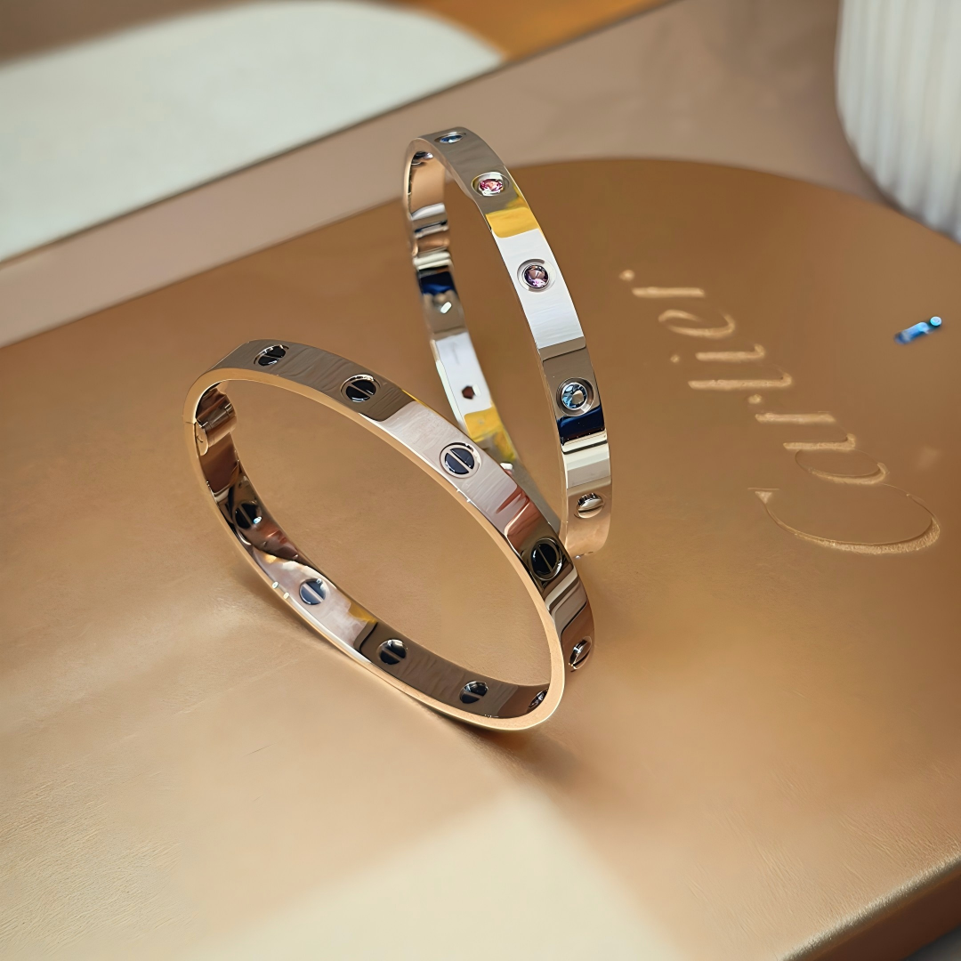 [Dawnora Jewelry]2026 RAINBOW LOVE BRACELET 6.1MM  10 DIAMONDS