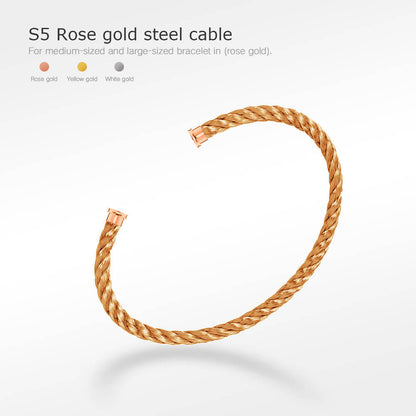 [Dawnora Jewelry]FORCE SERIES BRACELET CABLES 50 CHOICES (DIY SELECTION)