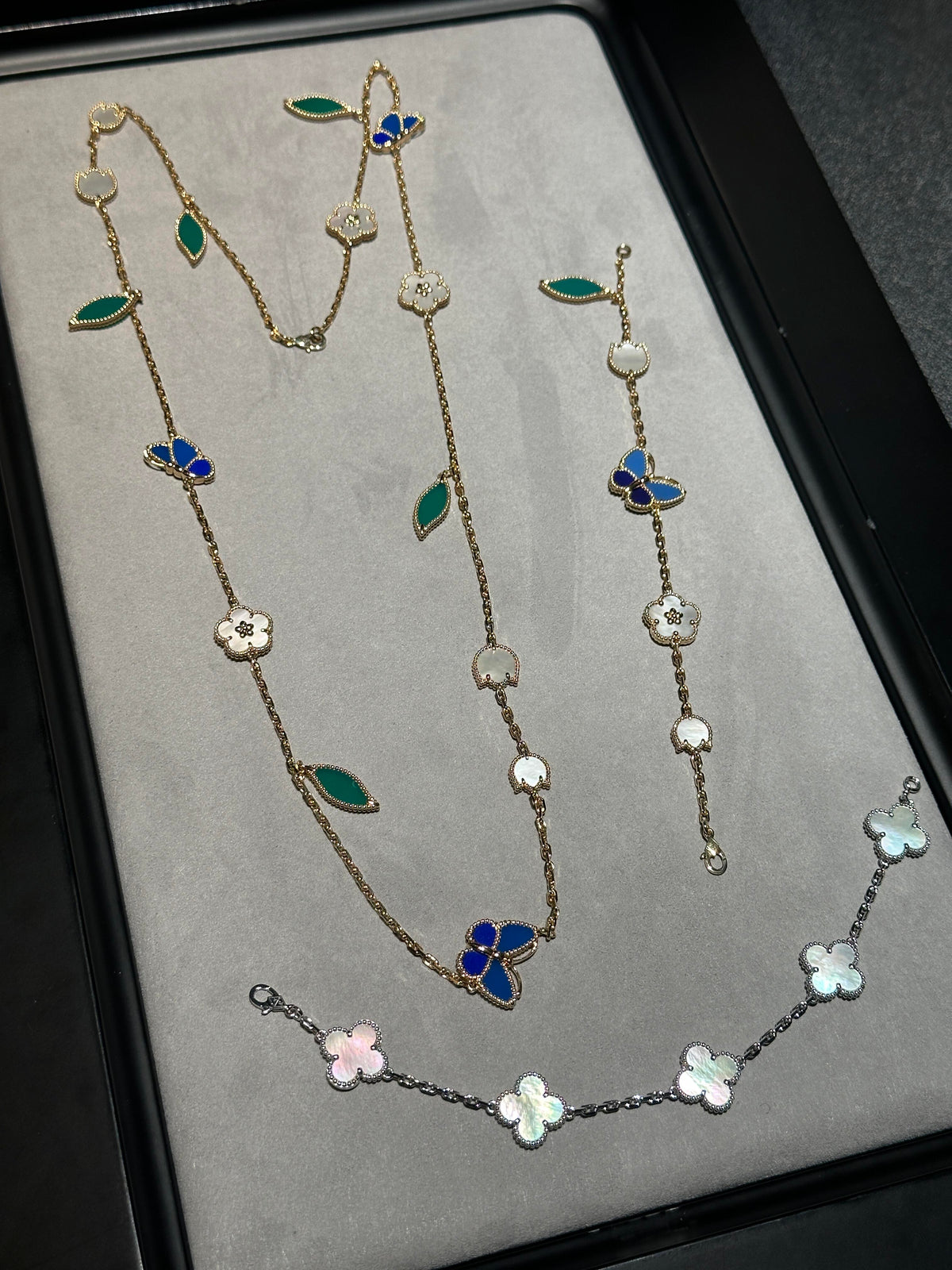 [Dawnora Jewelry] 26 NEW CLOVER 15 MOTIFS LUCKY NECKLACE